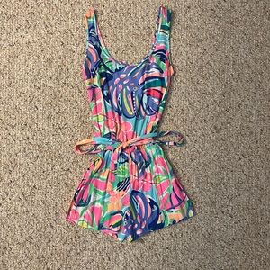 Brand new condition! Adorable Lilly Pulitzer Romper Size XS